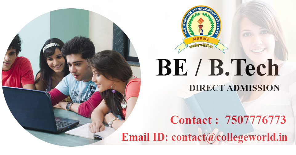 Engineering Direct Admission in M. S. Ramaiah University (MSRIT), Bangalore through Management Quota